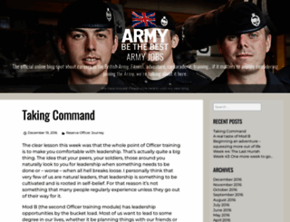armyjobs.wordpress.com screenshot