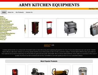 armykitchenequipments.com screenshot
