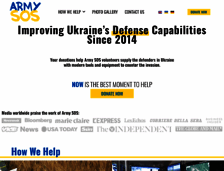 armysos.com.ua screenshot