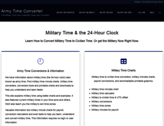 armytimeconverter.com screenshot