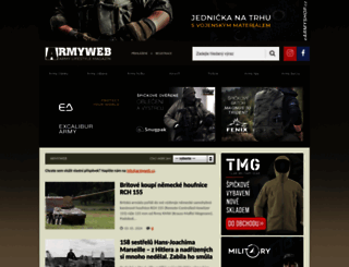 armyweb.cz screenshot