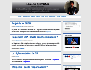 arnaud-dimeglio.com screenshot