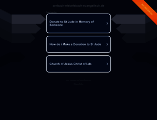 arnbach-niebelsbach-evangelisch.de screenshot