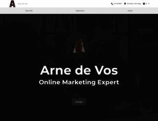 arnedevos.nl screenshot