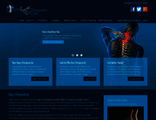 arnettchiropractic.com screenshot