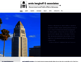 arnieberghoff.com screenshot