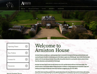 arnistonhouse.com screenshot