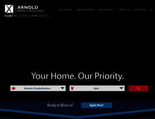 arnoldfamilyhousing.com screenshot