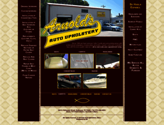 arnoldsautoupholstery.com screenshot