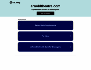 arnoldtheatre.com screenshot