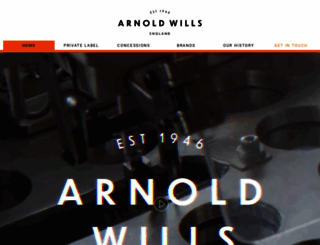 arnoldwills.co.uk screenshot