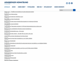 arnsberger-heimatbund.de screenshot
