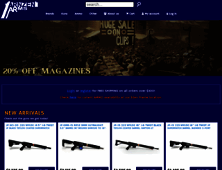 arnzenarms.com screenshot
