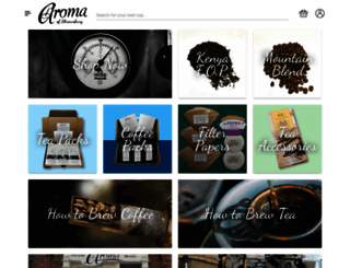 aroma-coffee.co.uk screenshot