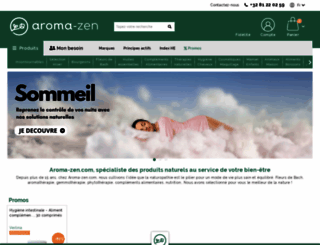 aroma-zen.com screenshot
