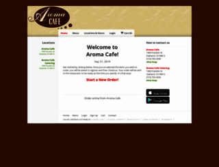 aromacafeonline.com screenshot