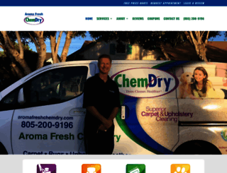 aromafreshchemdry.com screenshot