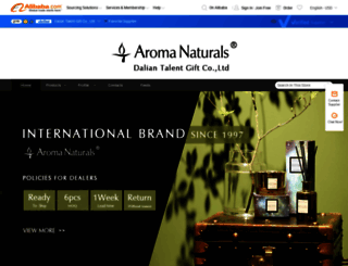 aromanaturals.en.alibaba.com screenshot