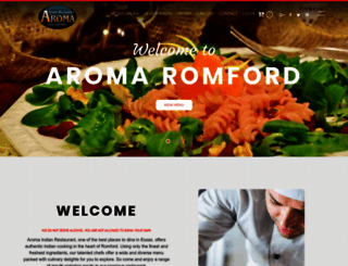 aromaromford.co.uk screenshot