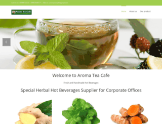 aromateacafe.com screenshot