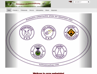 aromatherapiewebwinkel.com screenshot