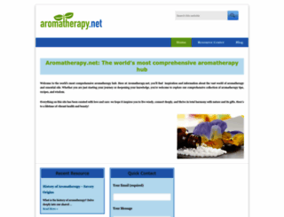 aromatherapy.net screenshot