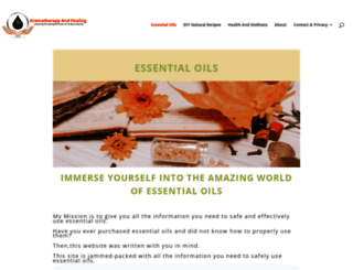 aromatherapyandhealing.com screenshot