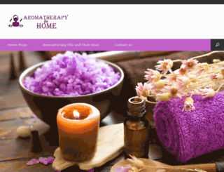 aromatherapyforhome.com screenshot