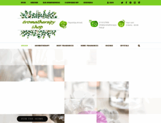 aromatherapyshop.gr screenshot