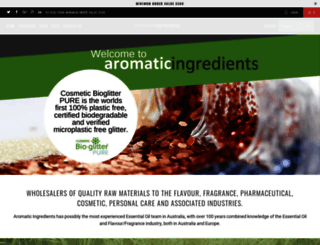 aromaticingredients.myshopify.com screenshot