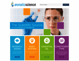 aromaticscience.com screenshot