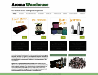 aromawarehouse.com screenshot