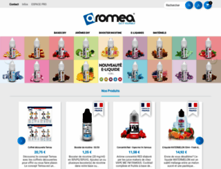 aromea-liquide.fr screenshot