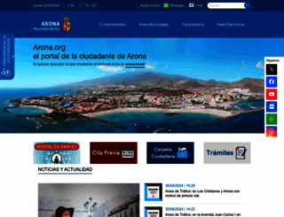 arona.org screenshot