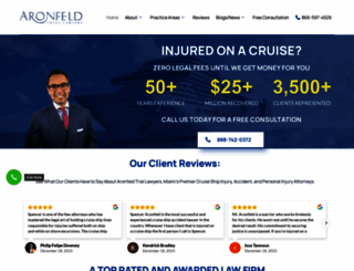 aronfeld.com screenshot