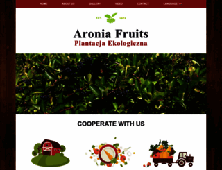 aroniafruits.pl screenshot