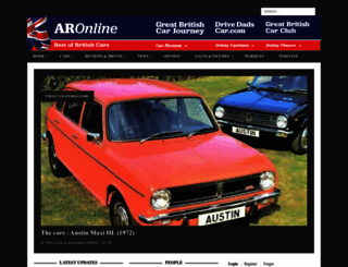 aronline.co.uk screenshot