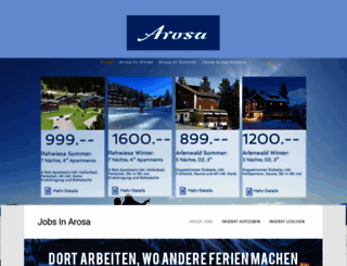 arosa.com screenshot