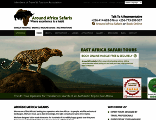 aroundafricasafari.com screenshot