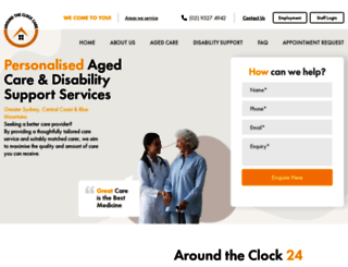 aroundtheclockcare.com.au screenshot