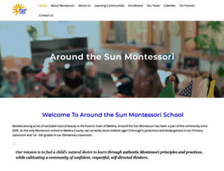 aroundthesunmontessori.com screenshot