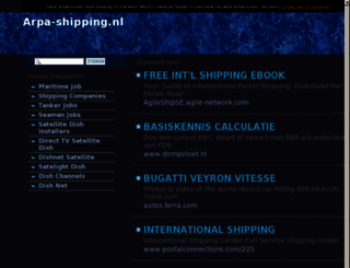 arpa-shipping.nl screenshot