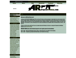 arpartsfinder.com screenshot