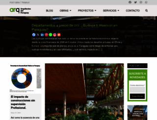 arquitectos.com.py screenshot