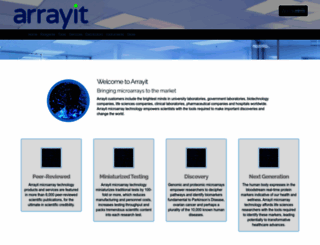 arrayit.com screenshot