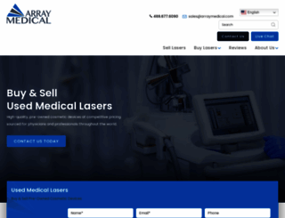 arraymedical.com screenshot