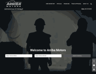 arribamotors.com screenshot