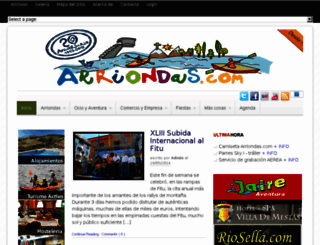arriondas.com screenshot