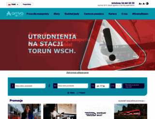 arriva.pl screenshot