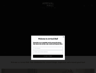 arrivalhall.com.au screenshot